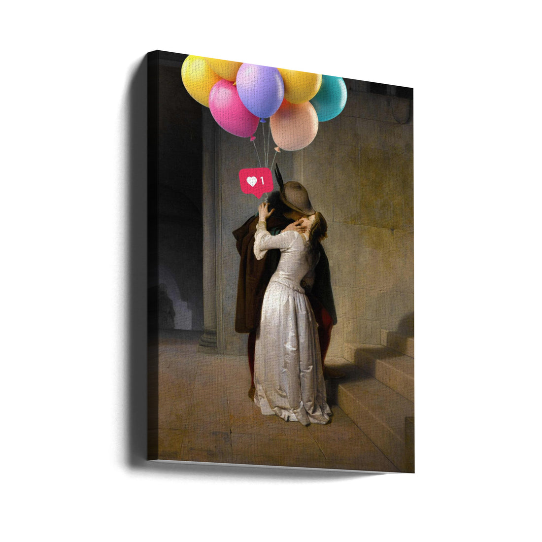 Renaissance Romance by The Art Concept | Vintage Love Portrait, Large Canvas Wall Art Print | Artsy Earth