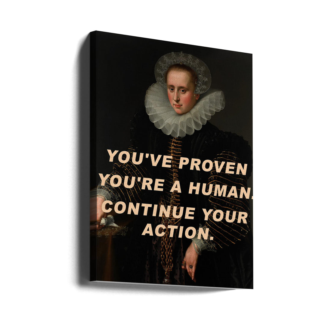 You've proven you're a human by The Art Concept | Human Action Proven, Large Canvas Wall Art Print | Artsy Earth