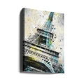 City Art Paris Eiffel by Melanie Viola | Abstract Digital Painting, Large Canvas Wall Art Print | Artsy Earth