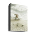 Vintage Imperial Beach by Melanie Viola | Beach Lifeguard Tower, Large Canvas Wall Art Print | Artsy Earth