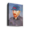 Hipster Vincent by Dikhotomy | Van Gogh Portrait Parody, Large Canvas Wall Art Print | Artsy Earth