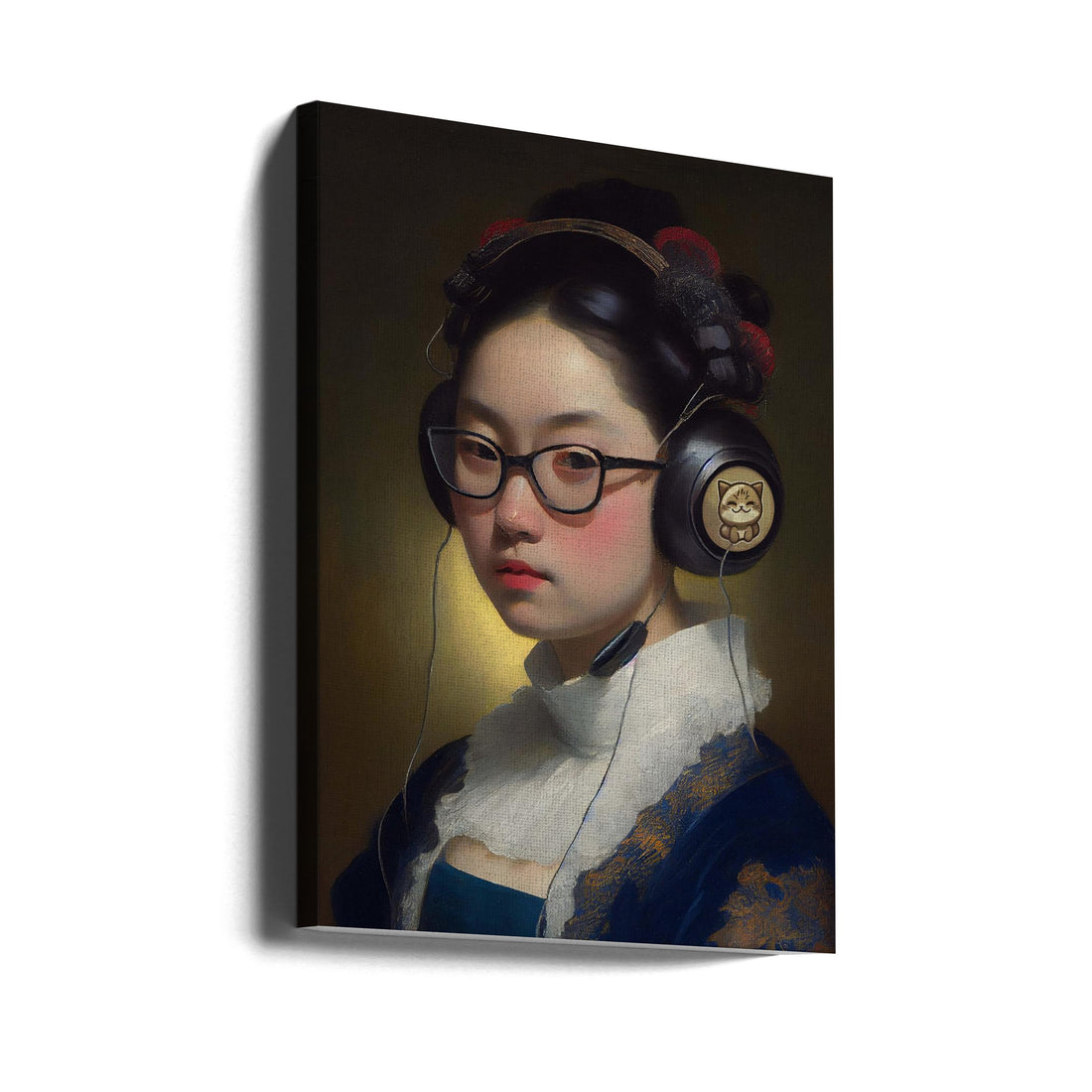 Otaku Girl by Dikhotomy | Japanese Fashion Portrait, Large Canvas Wall Art Print | Artsy Earth