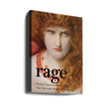 Rage Girl by Dikhotomy | Funny Portrait Painting, Large Canvas Wall Art Print | Artsy Earth