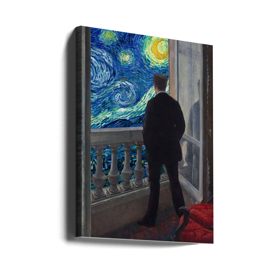 Starry Night View by Dikhotomy | Van Gogh Surreal Art, Large Canvas Wall Art Print | Artsy Earth