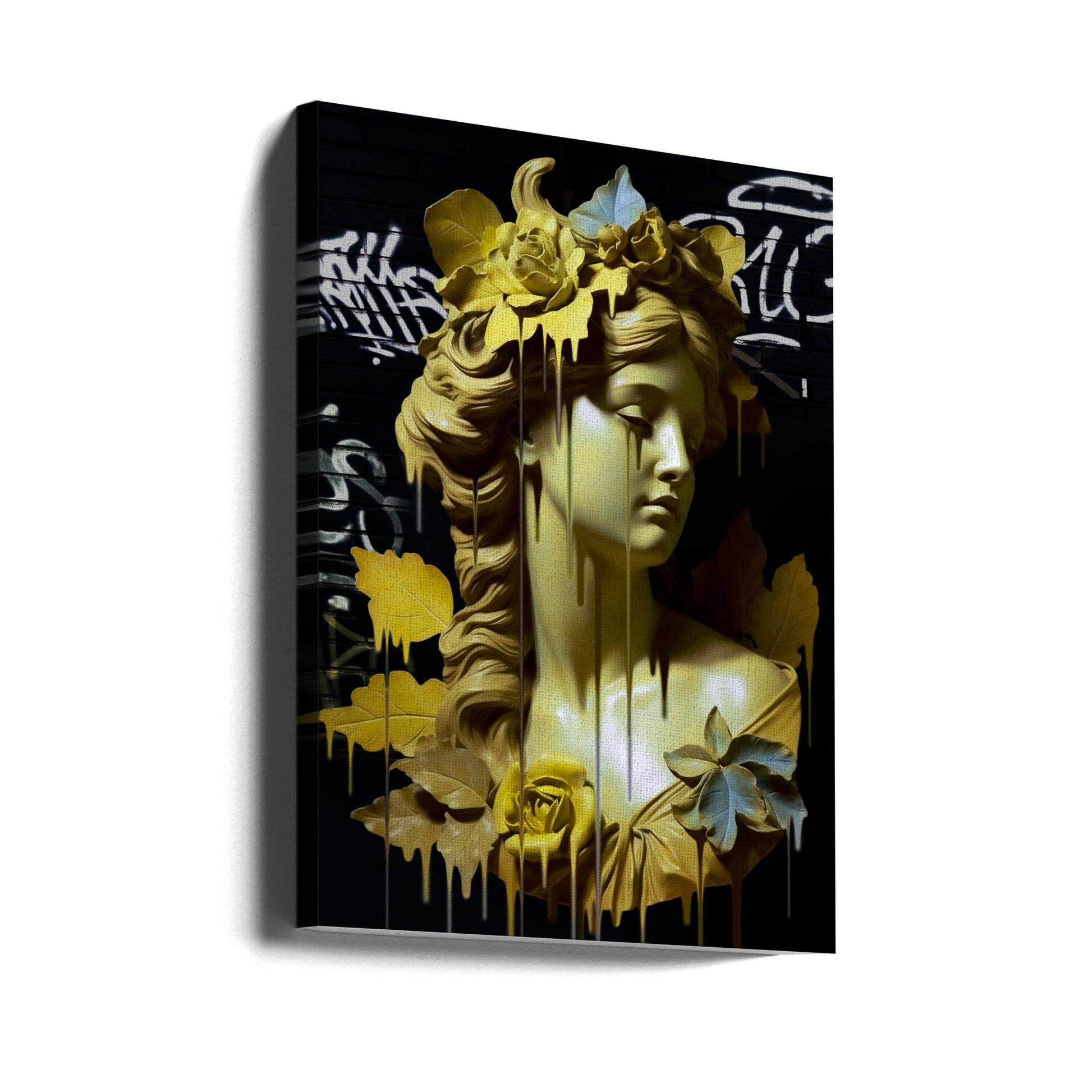 Vandal Helena by Dikhotomy | Street Art Portrait, Large Canvas Wall Art Print | Artsy Earth