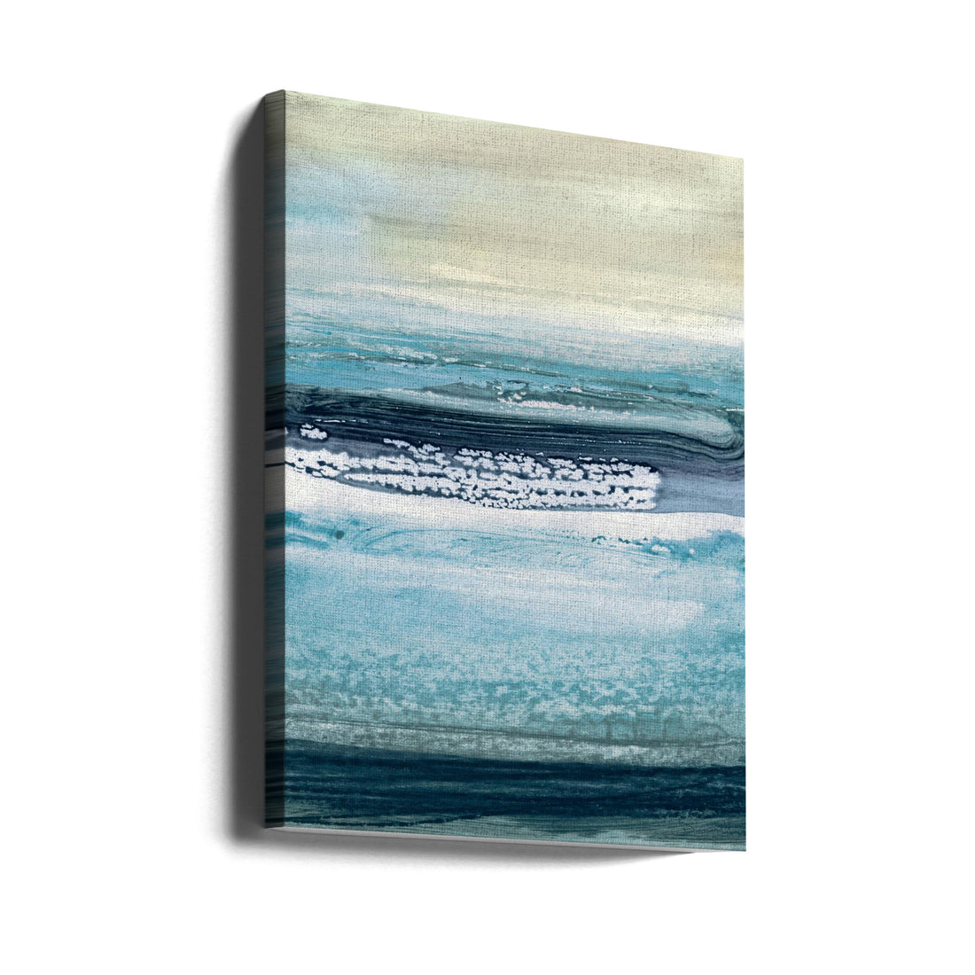 Splashed Waves by Dan Hobday | Abstract Painted Landscape, Large Canvas Wall Art Print | Artsy Earth