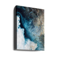 The Edge by Petra Meikle De Vlas | Abstract Coastal Landscape, Large Canvas Wall Art Print | Artsy Earth