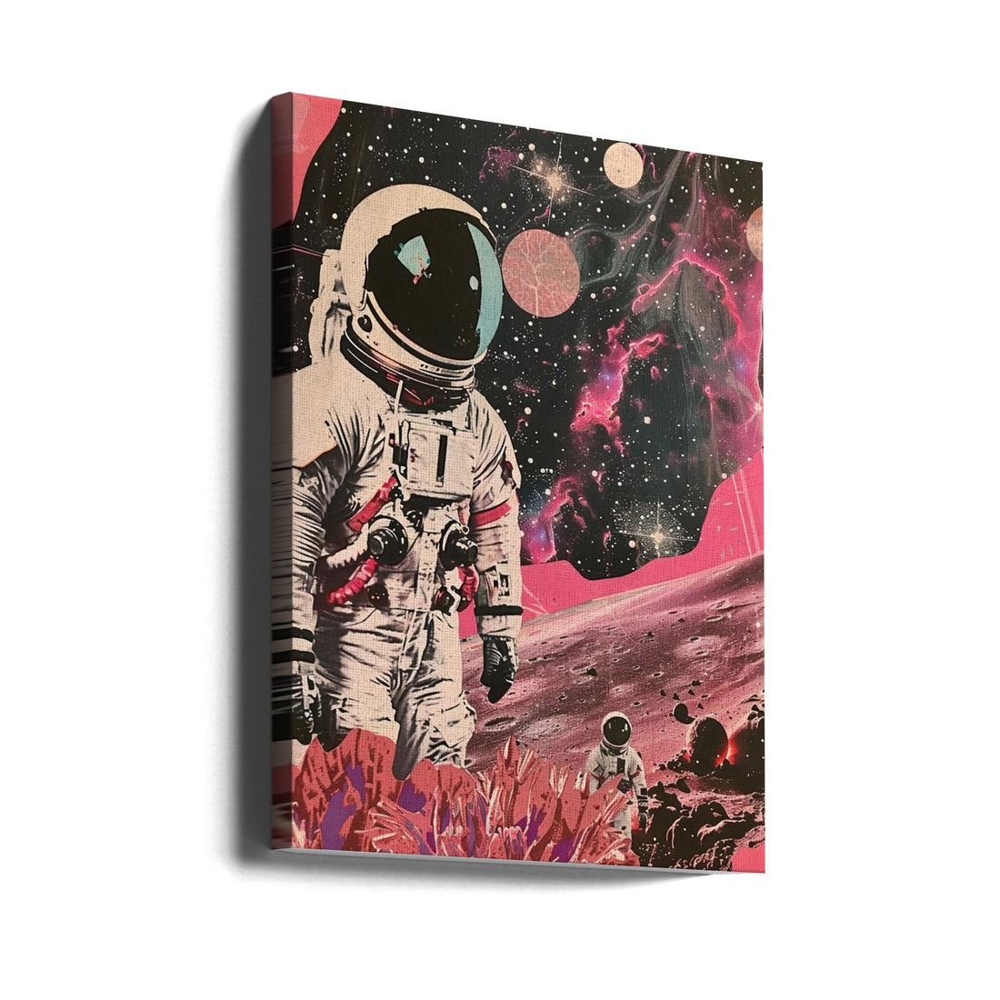 Astronaut Walk by Samantha Hearn | Space Art Illustration, Large Canvas Wall Art Print | Artsy Earth