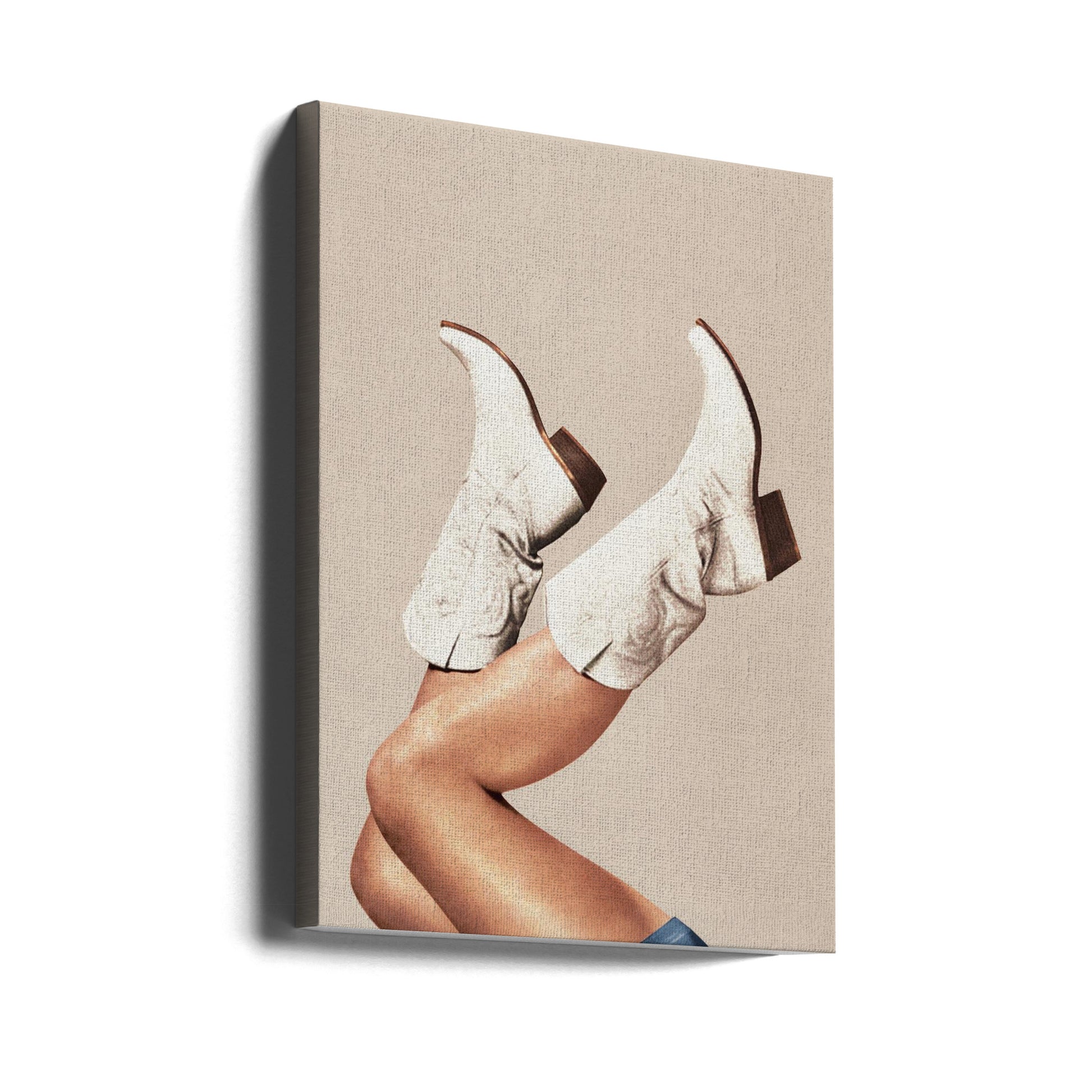 These Boots by Vertigo Artography | Western Cowgirl Boots, Large Canvas Wall Art Print | Artsy Earth