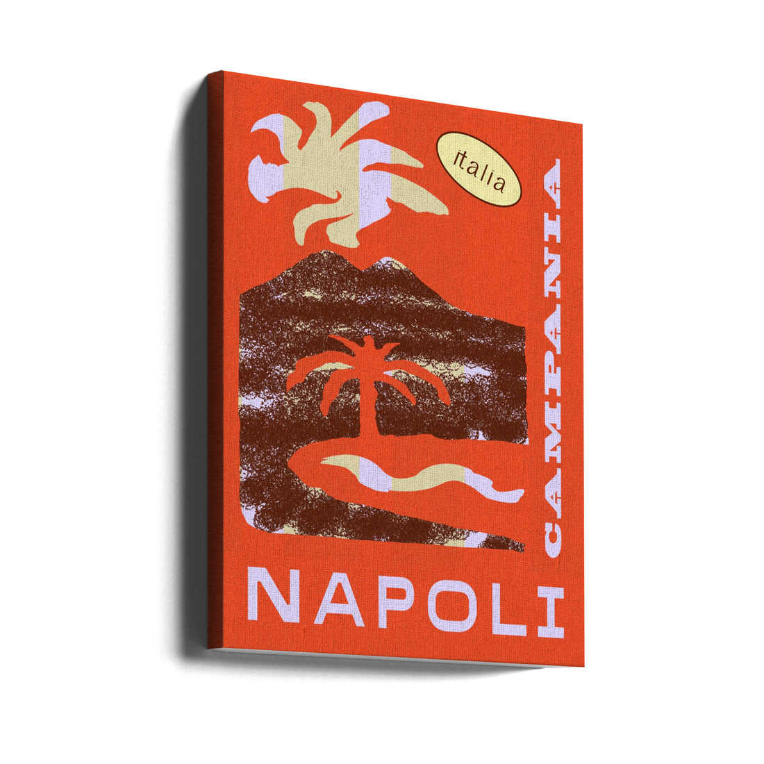 Naples Travel Art by Emma Make | Italian City Poster, Large Canvas Wall Art Print | Artsy Earth