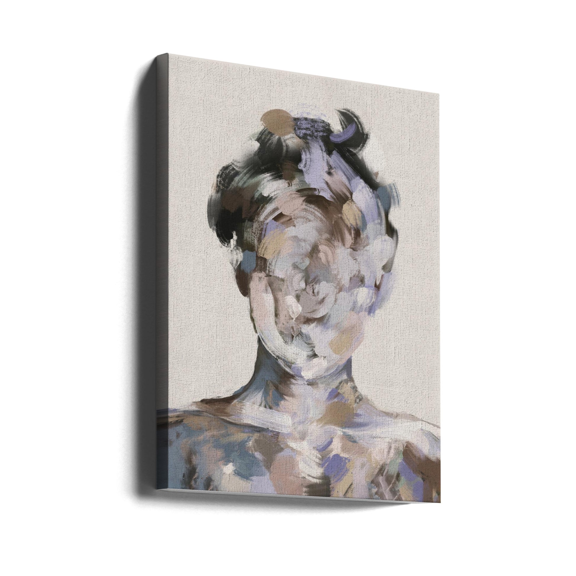 Le Portrait No.III by Gabriella Roberg | Abstract Portrait Face, Large Canvas Wall Art Print | Artsy Earth