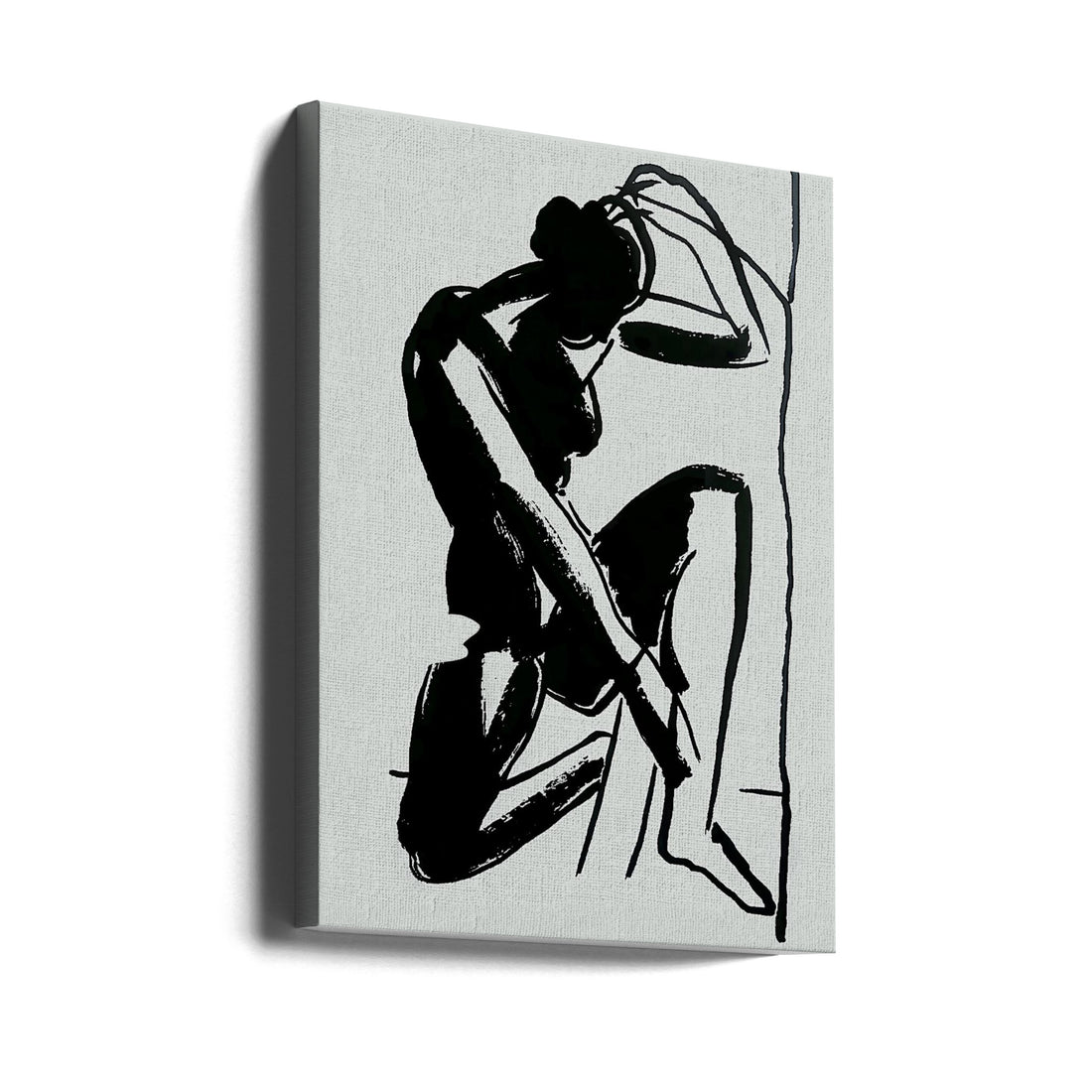 Life Drawing 001 by May Hilma | Human Figure Sketch, Large Canvas Wall Art Print | Artsy Earth