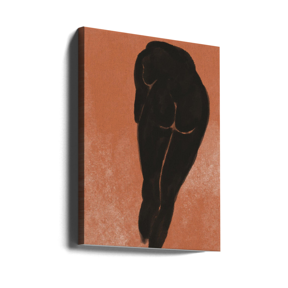 Bathing nude in black by Little Dean | Fine Art Nude Sensual, Large Canvas Wall Art Print | Artsy Earth