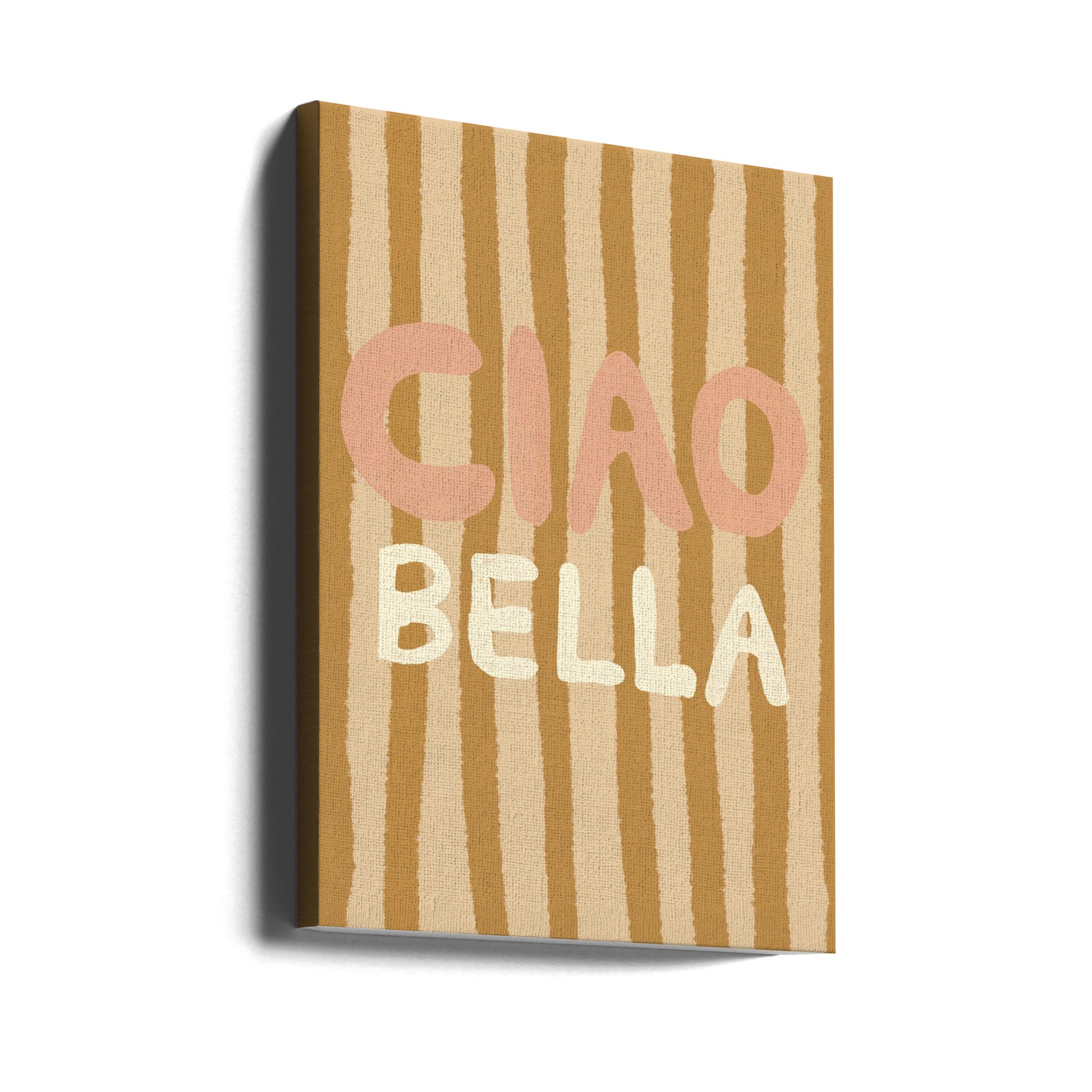 Ciao Bella by Studio Dolci | Modern Italian Typography, Large Canvas Wall Art Print | Artsy Earth