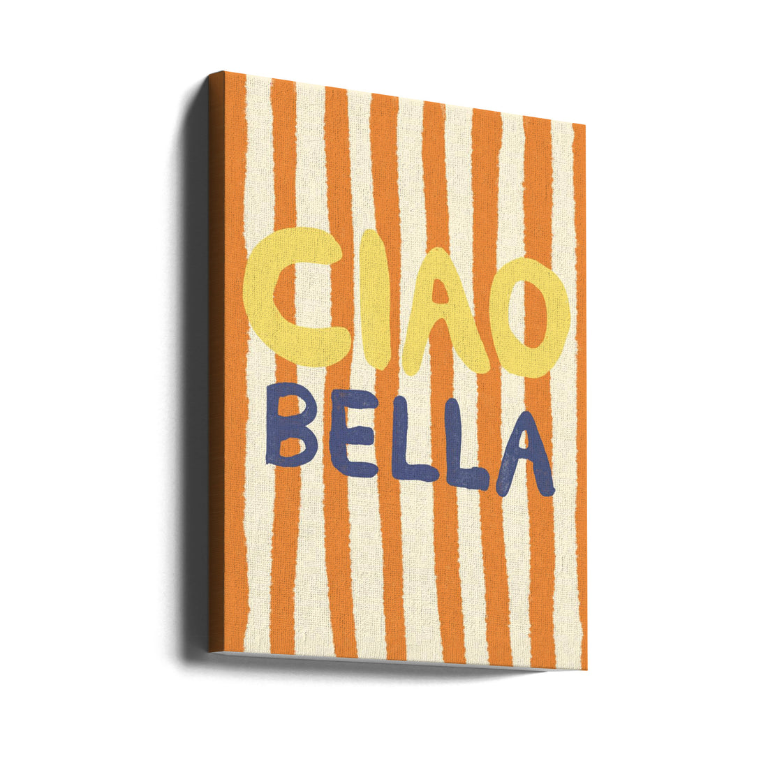 Ciao Bella by Studio Dolci | Italian Summer Typography, Large Canvas Wall Art Print | Artsy Earth