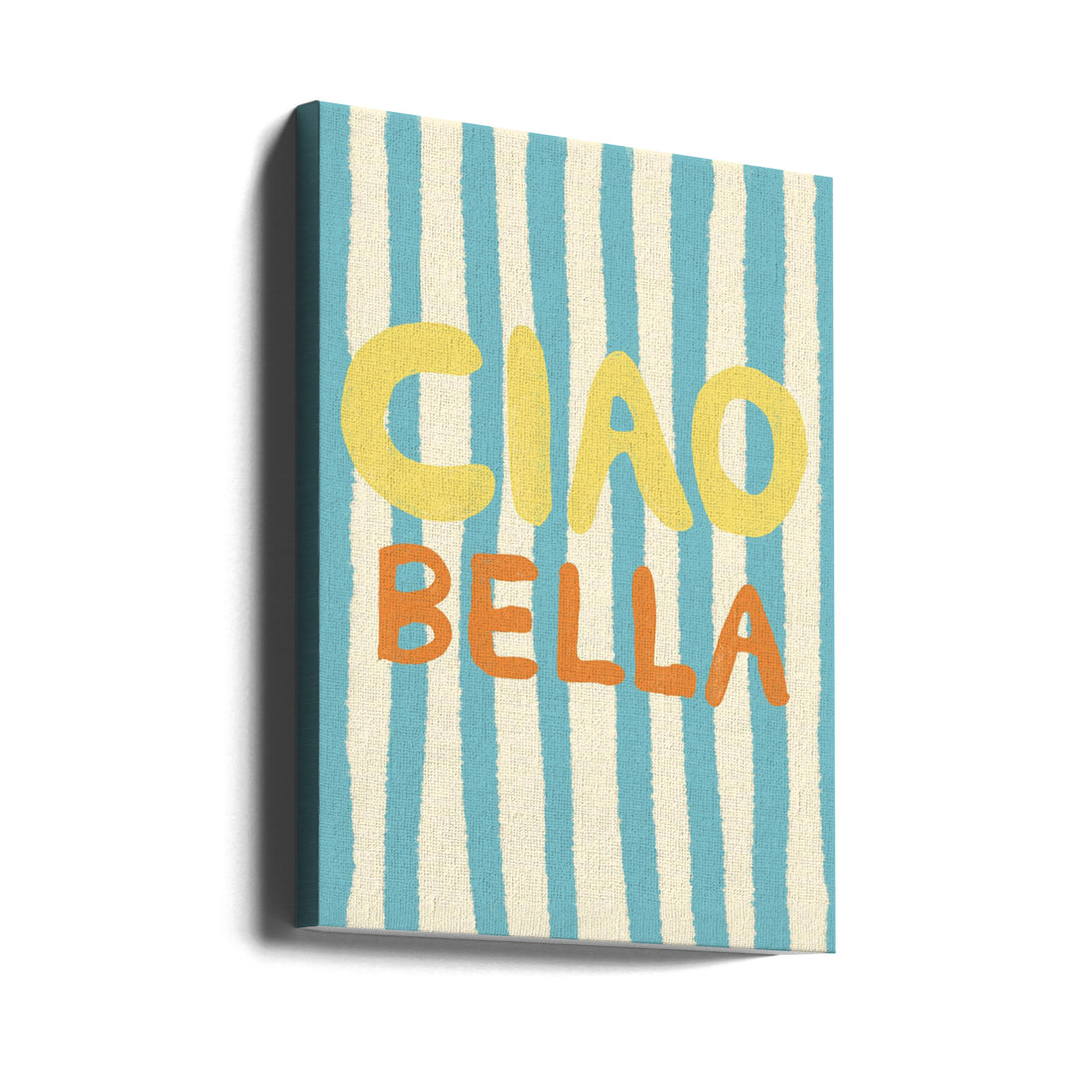 Ciao Bella by Studio Dolci | Italian Typography Design, Large Canvas Wall Art Print | Artsy Earth