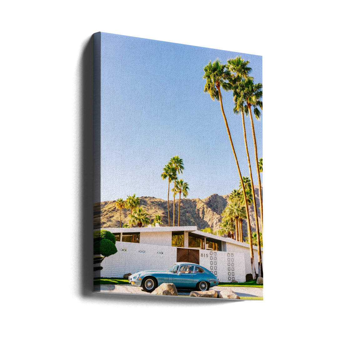 Palm Springs Ride by Bethany Young | Vintage Desert Car, Large Canvas Wall Art Print | Artsy Earth