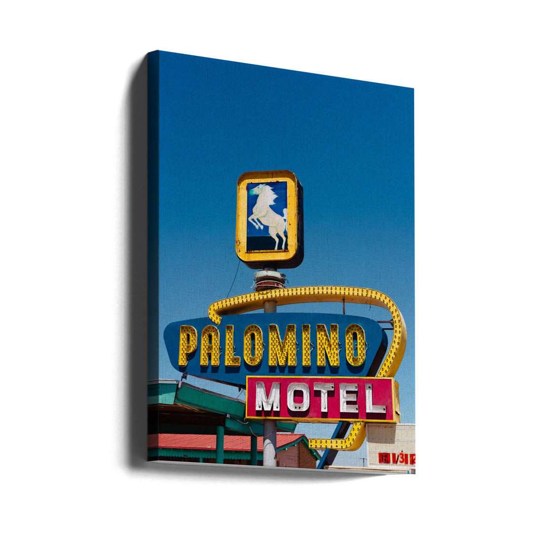 Palomino Motel II by Bethany Young | Route 66 Americana, Large Canvas Wall Art Print | Artsy Earth