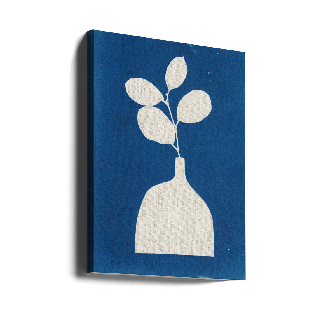 Cyanotype Still Life Studies #2 by Alisa Galitsyna | Minimalist Botanical Print, Large Canvas Wall Art Print | Artsy Earth