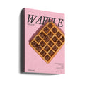 Belgian Waffle by Julia Ramiro | Sweet Baked Dessert, Large Canvas Wall Art Print | Artsy Earth