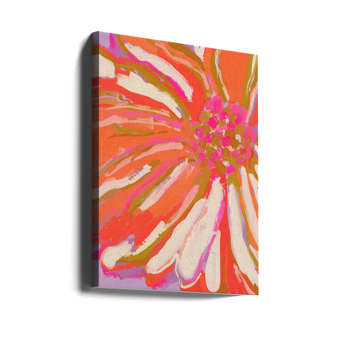 Abstract Flower Detail by Treechild | Floral Art Painting, Large Canvas Wall Art Print | Artsy Earth