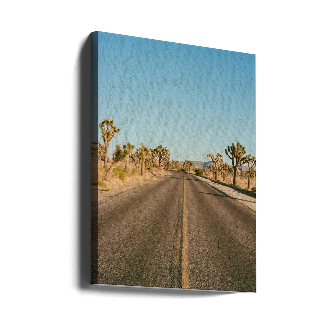 Joshua Tree Road by Bethany Young | Desert Landscape Road, Large Canvas Wall Art Print | Artsy Earth