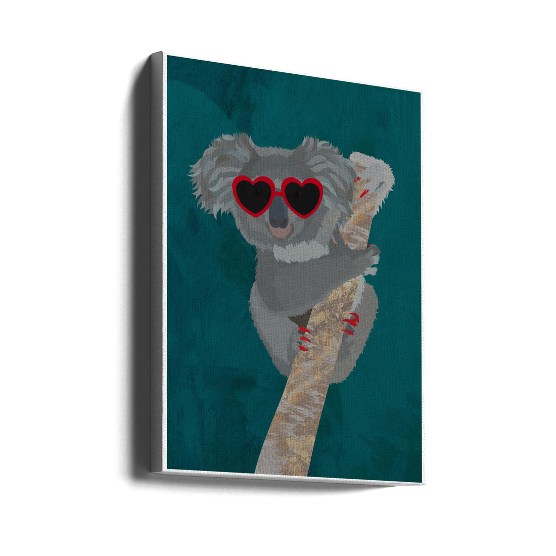 Koala Fashion by Sarah Manovski | Cartoon Animal Painting, Large Canvas Wall Art Print | Artsy Earth