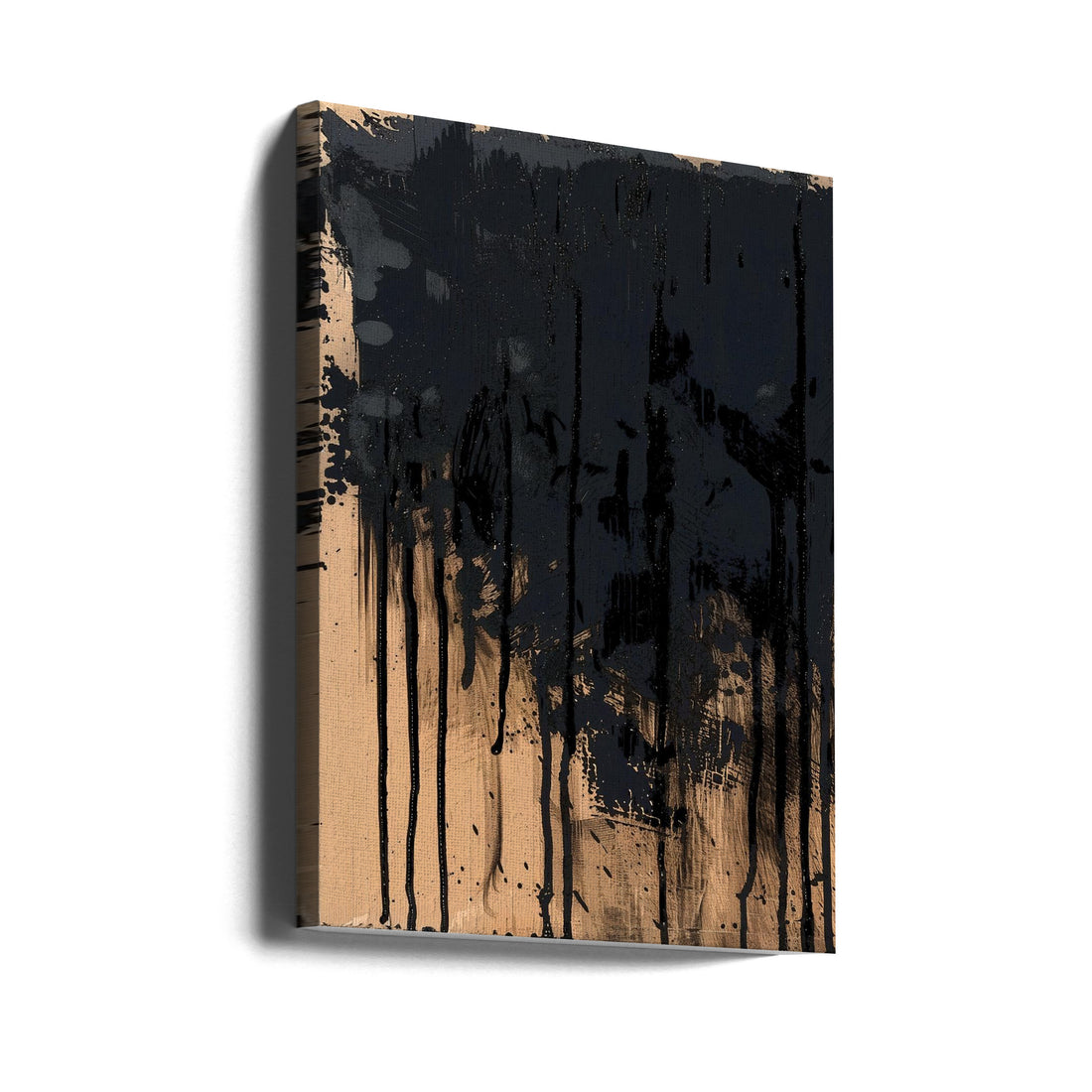 Paint It Black by Andreas Magnusson | Abstract Black Painting, Large Canvas Wall Art Print | Artsy Earth