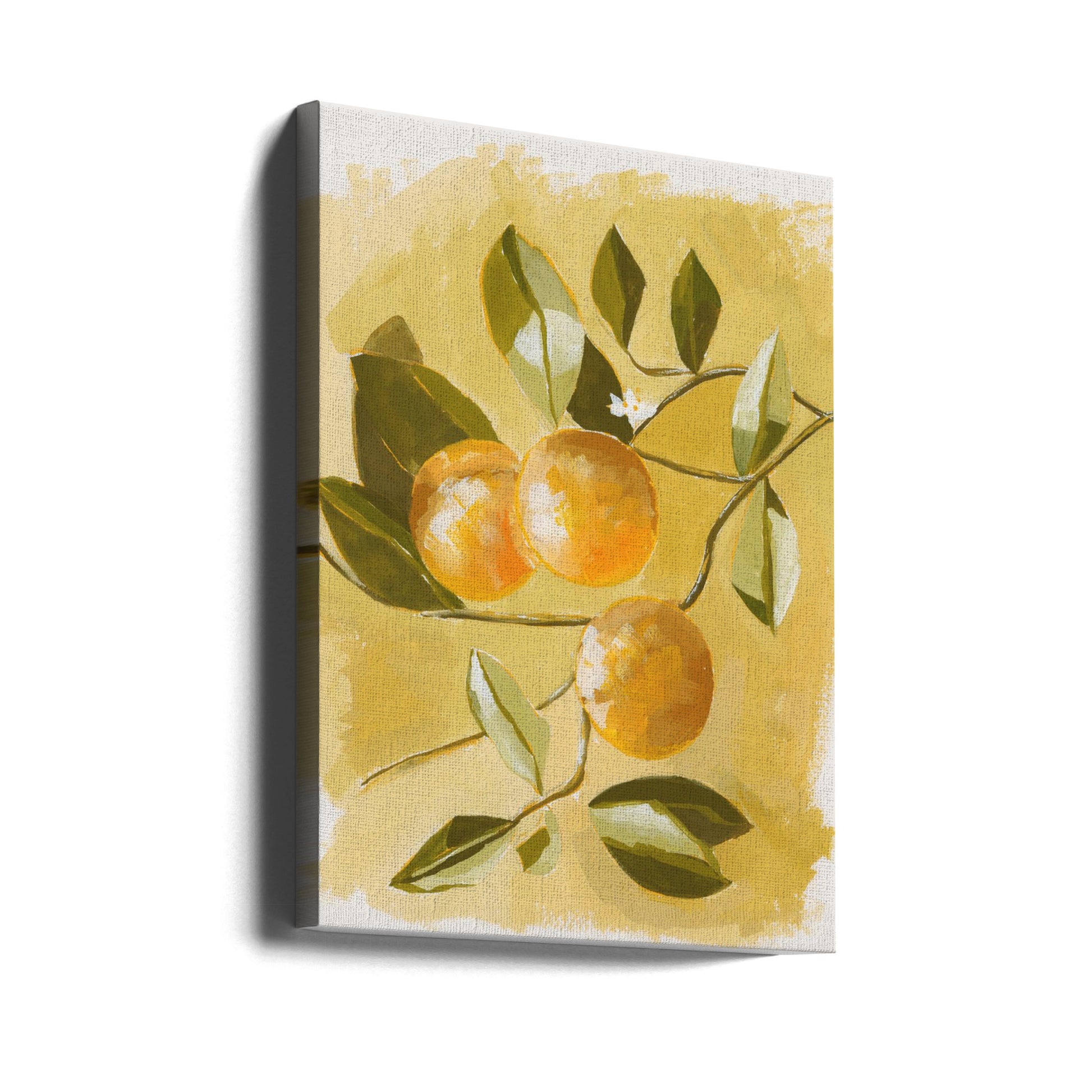 Orange Tree by Lucrecia Caporale | Botanical Citrus Art, Large Canvas Wall Art Print | Artsy Earth