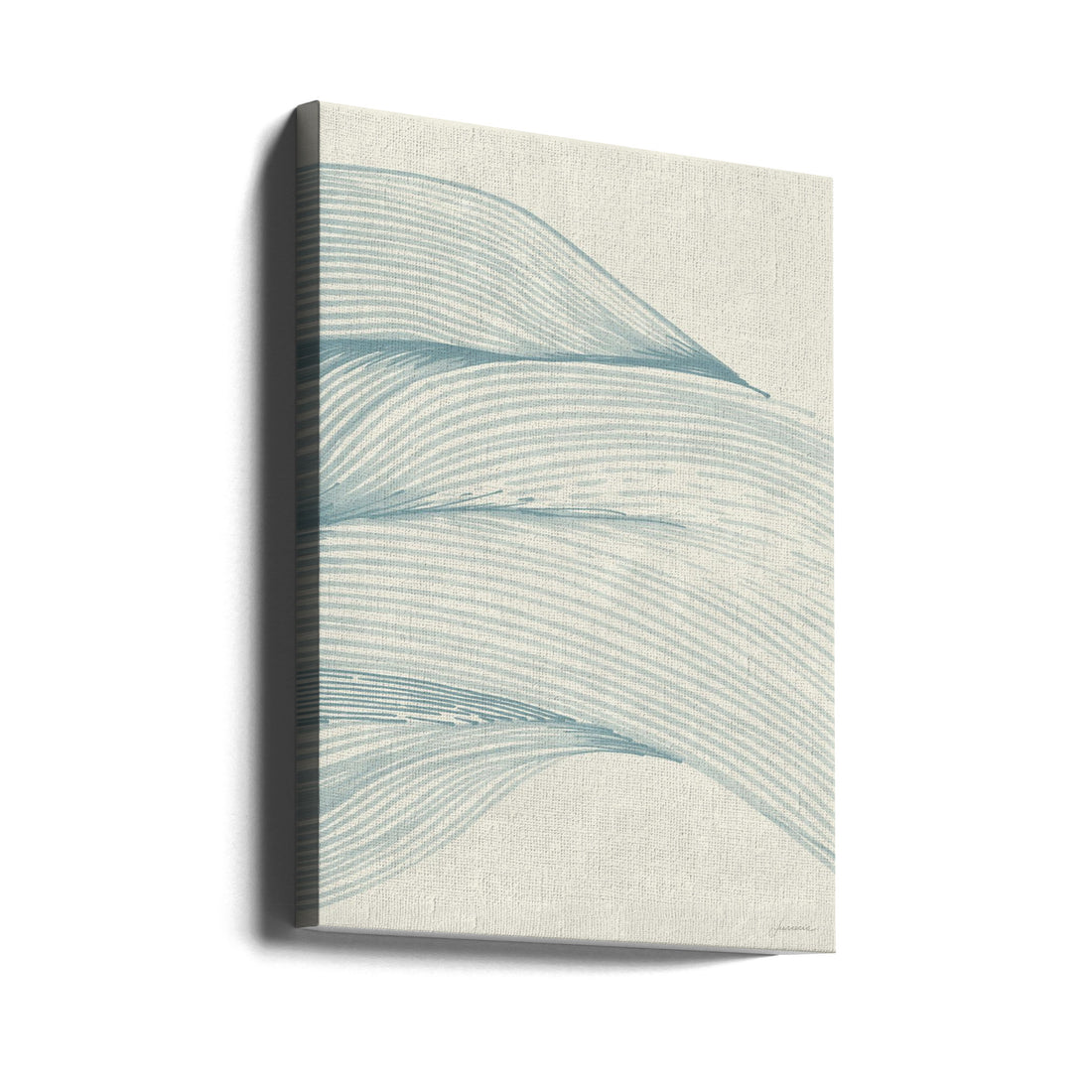 Ocean in lines 01 by Lucrecia Caporale | Abstract Line Art, Large Canvas Wall Art Print | Artsy Earth