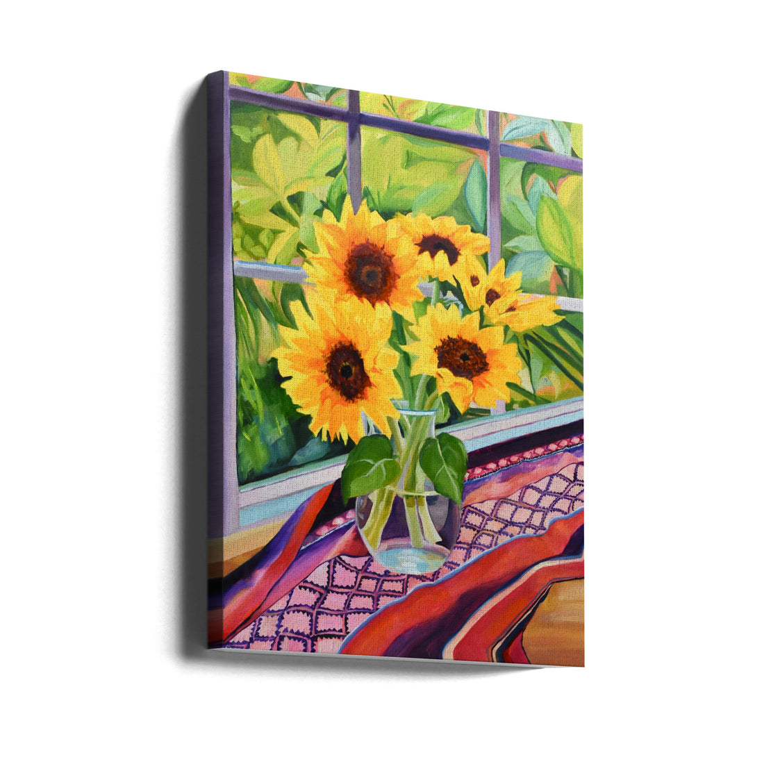 Sunflowers by Maxine Shore | Floral Botanical Art, Large Canvas Wall Art Print | Artsy Earth