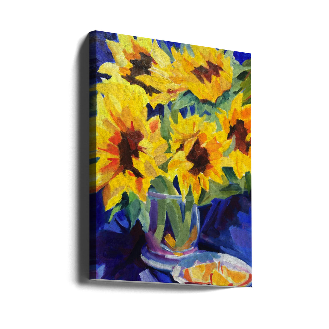 Sunflowers by Maxine Shore | Floral Botanical Art, Large Canvas Wall Art Print | Artsy Earth