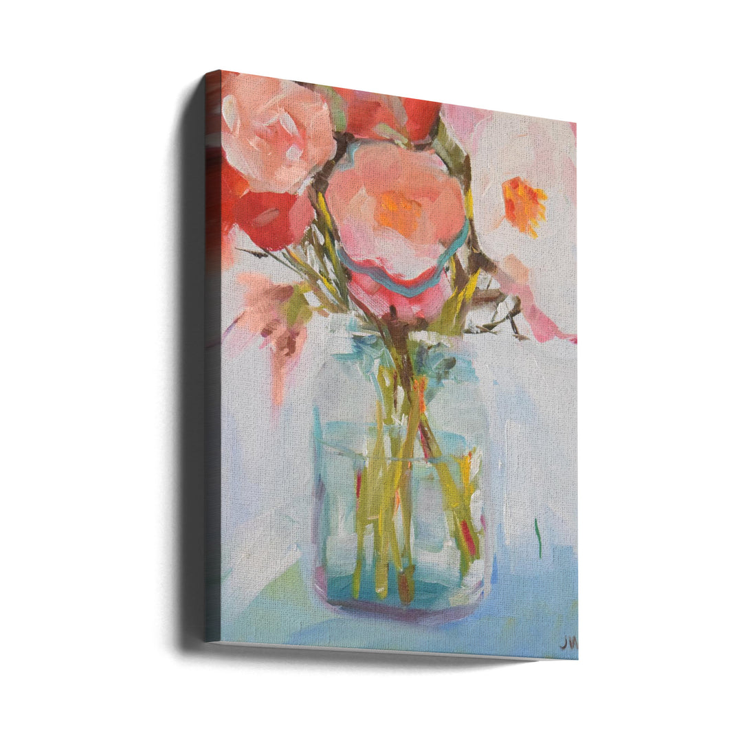 Floral Bouquet Art by Jenny Westenhofer | Watercolor Flower Painting, Large Canvas Wall Art Print | Artsy Earth