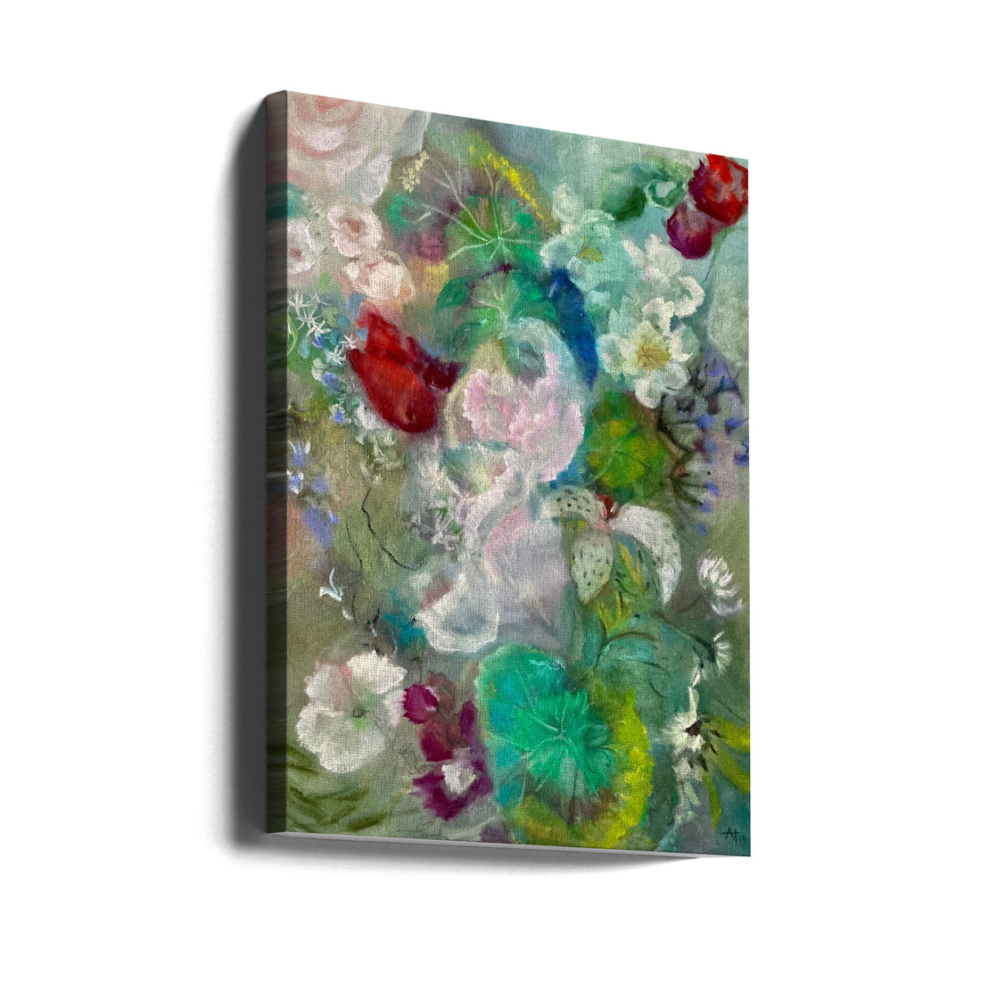 Floral Art Painting by Alexandra Higgins | Abstract Botanical Art, Large Canvas Wall Art Print | Artsy Earth