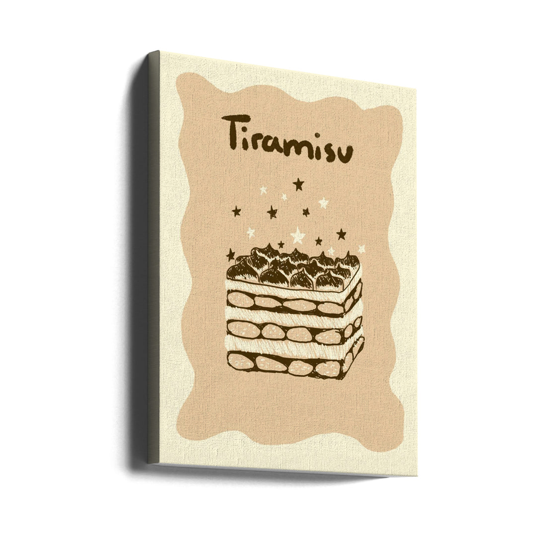 Tiramisu Up by Studio Dolci | Text Design Graphic, Large Canvas Wall Art Print | Artsy Earth