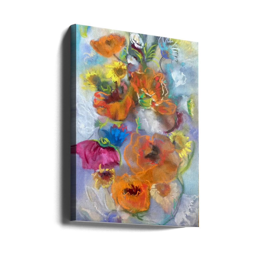 Floral Watercolor Art by Alexandra Higgins | Watercolor Flower Painting, Large Canvas Wall Art Print | Artsy Earth