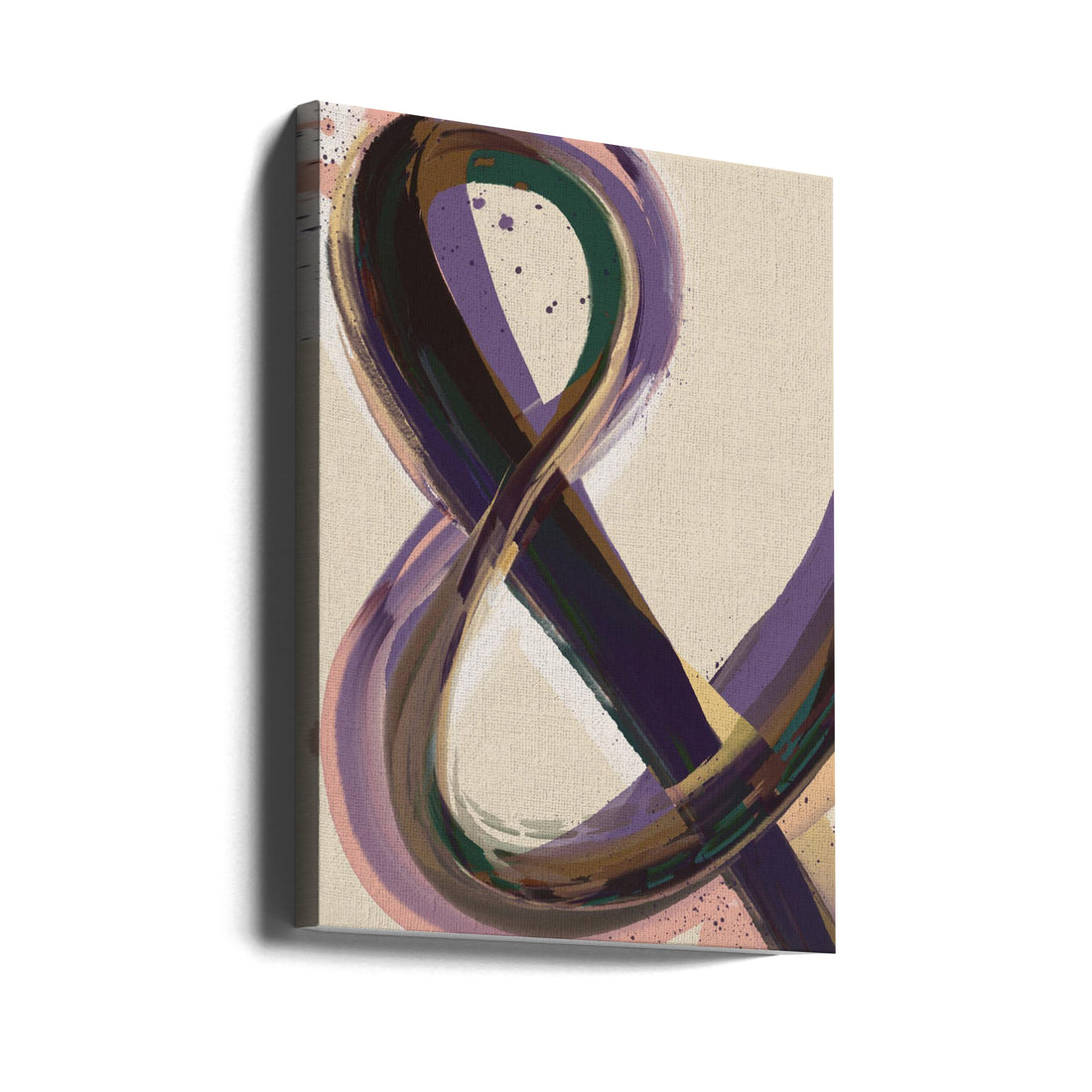 Artistic Ampersand by Treechild | Abstract Pastel Art, Large Canvas Wall Art Print | Artsy Earth