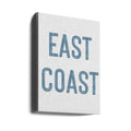 East Coast Vertical by Jolly And Dash | Coastal Beach Typography, Large Canvas Wall Art Print | Artsy Earth