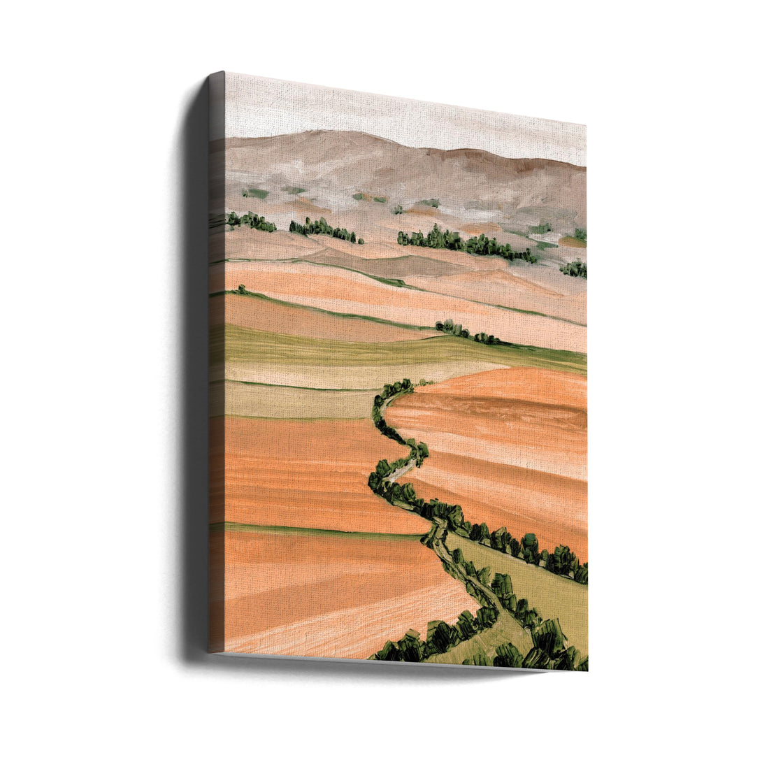 Queniva Landscape by Rosana Laiz Blursbyai | Desert Mountain Landscape, Large Canvas Wall Art Print | Artsy Earth