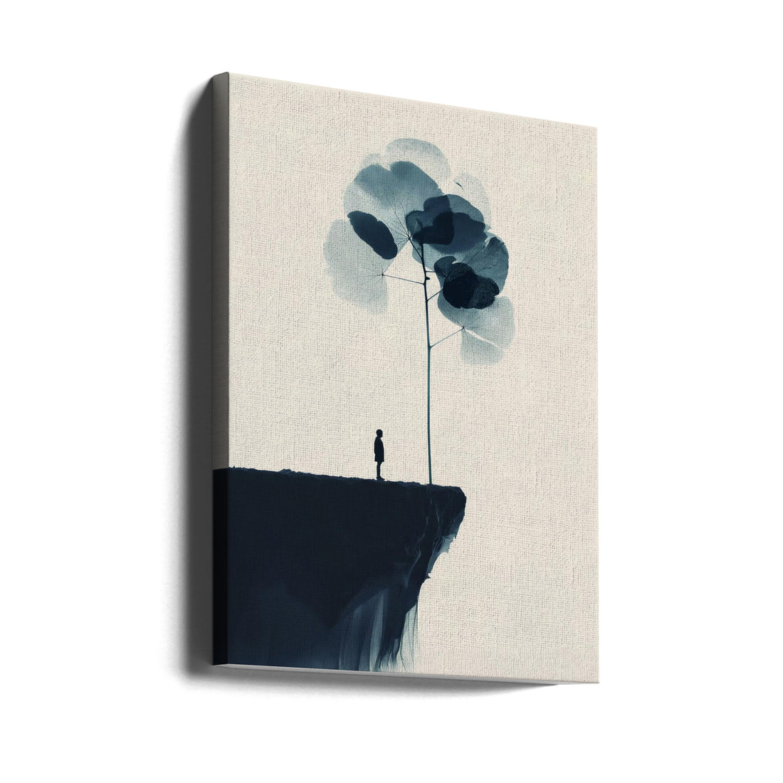 The Edge of the Cliff by Andreas Magnusson | Abstract Landscape Silhouette, Large Canvas Wall Art Print | Artsy Earth