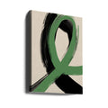 Black And Green No 1 by Treechild | Abstract Brush Strokes, Large Canvas Wall Art Print | Artsy Earth