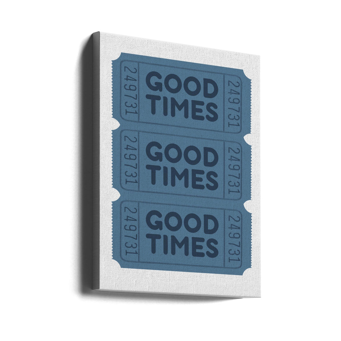 Blue Good Times by Jolly And Dash | Coastal Beach Typography, Large Canvas Wall Art Print | Artsy Earth