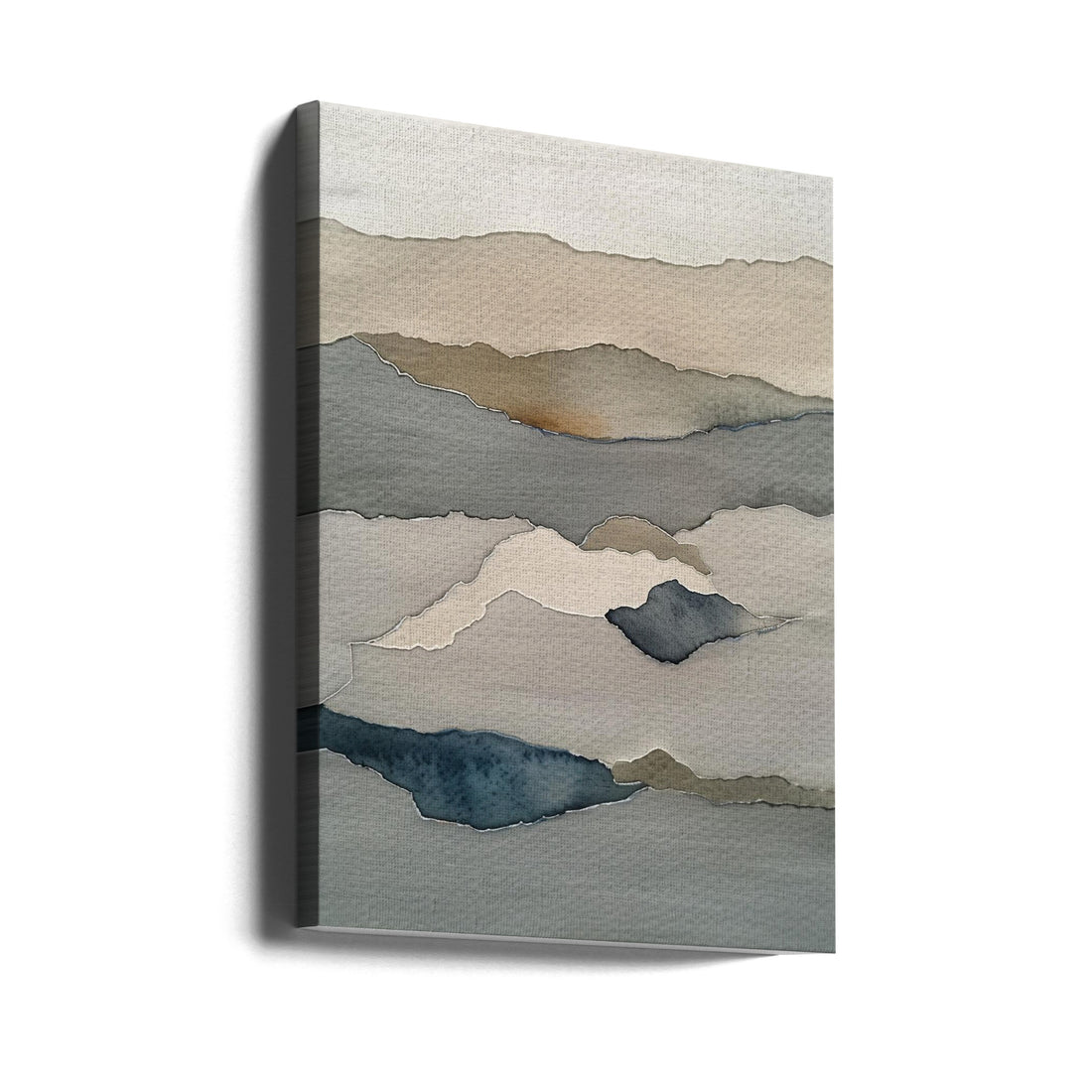 Landscape 002 by May Hilma | Watercolor Mountain Landscape, Large Canvas Wall Art Print | Artsy Earth