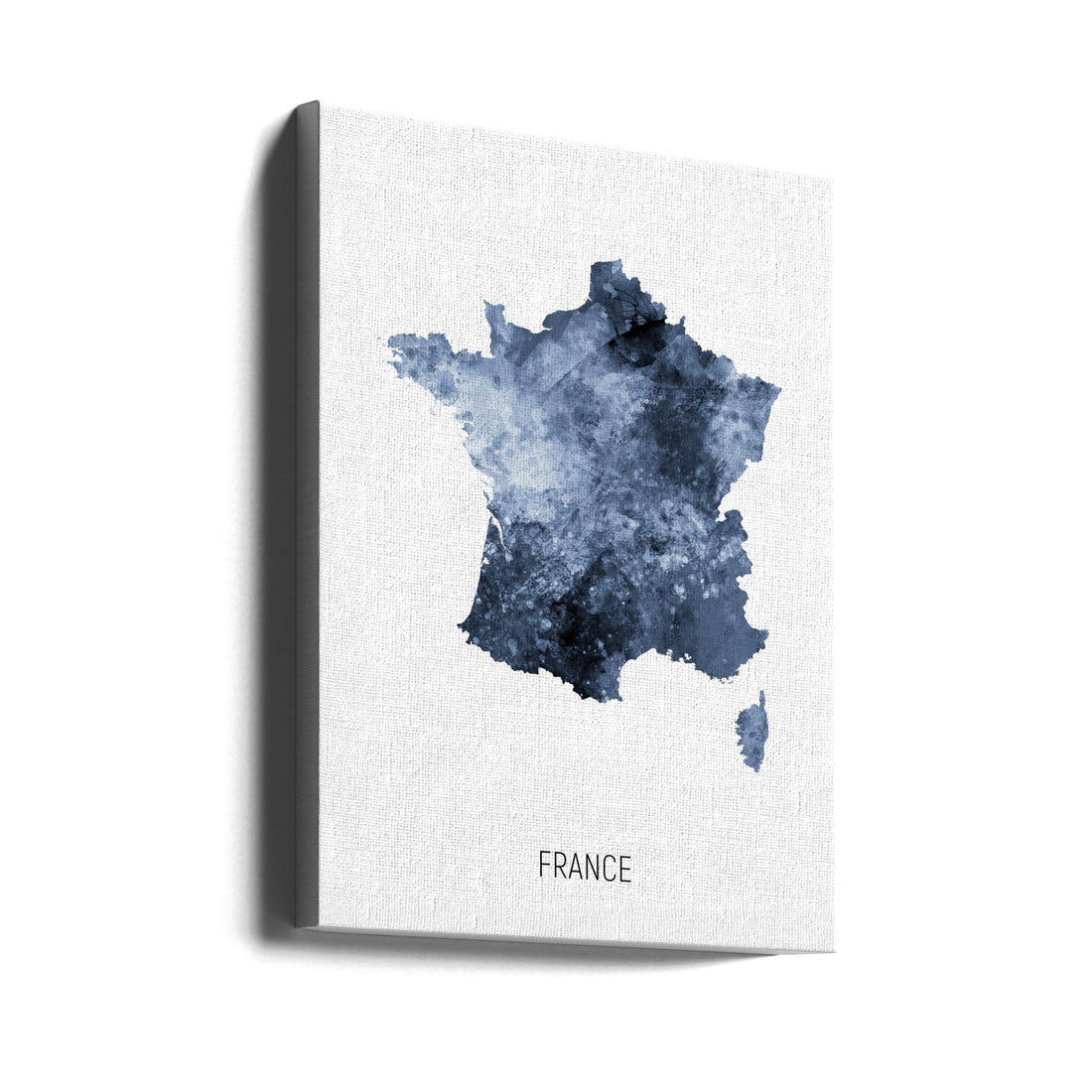 France Watercolor Map by Michael Tompsett | Painted Travel Atlas, Large Canvas Wall Art Print | Artsy Earth