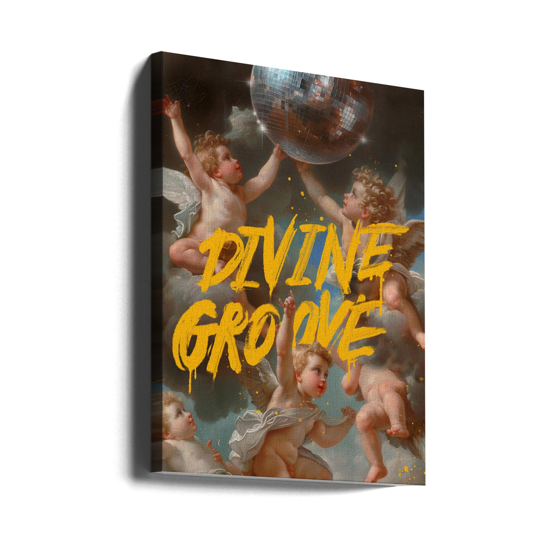 Divine Groove by Dikhotomy | Pop Art Street Painting, Large Canvas Wall Art Print | Artsy Earth