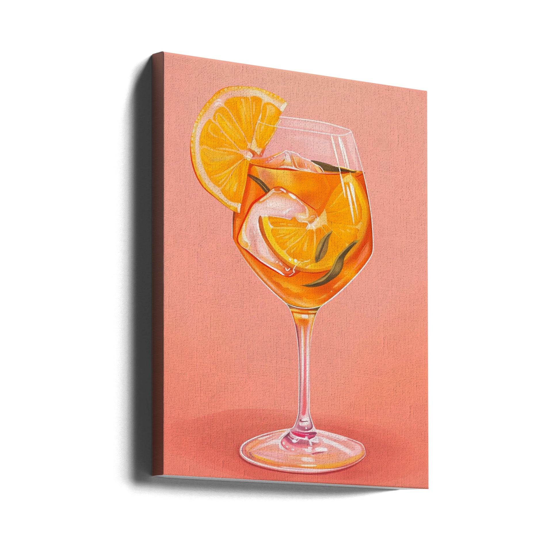 Aperol Spritz by Jolly And Dash | Cocktail Bar Print, Large Canvas Wall Art Print | Artsy Earth