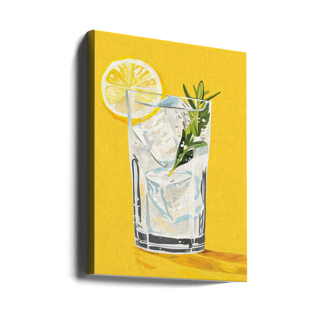 Gin and Tonic by Jolly And Dash | Classic Cocktail Print, Large Canvas Wall Art Print | Artsy Earth