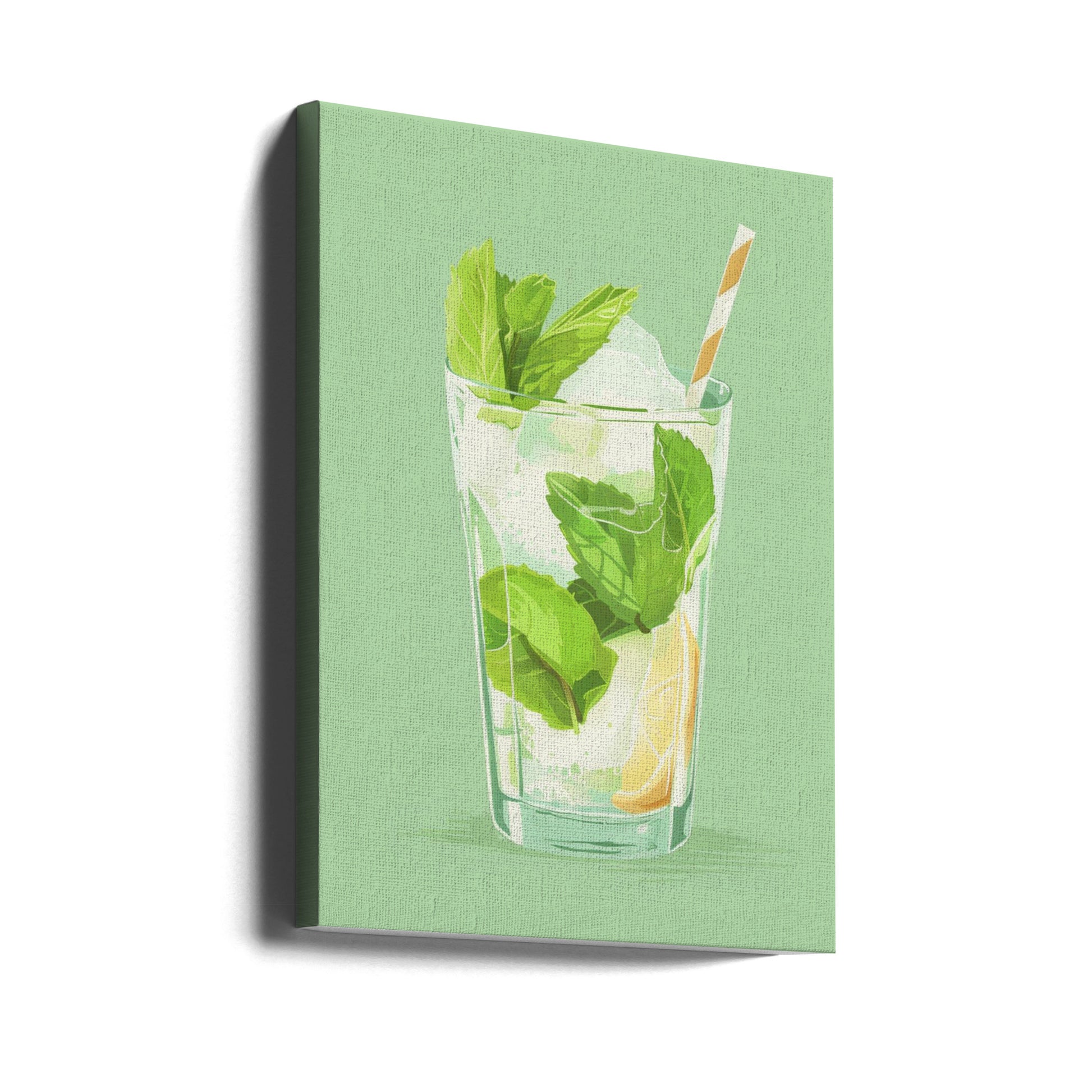 Mojito - Jolly and Dash by Jolly And Dash | Cocktail Bar Print, Large Canvas Wall Art Print | Artsy Earth