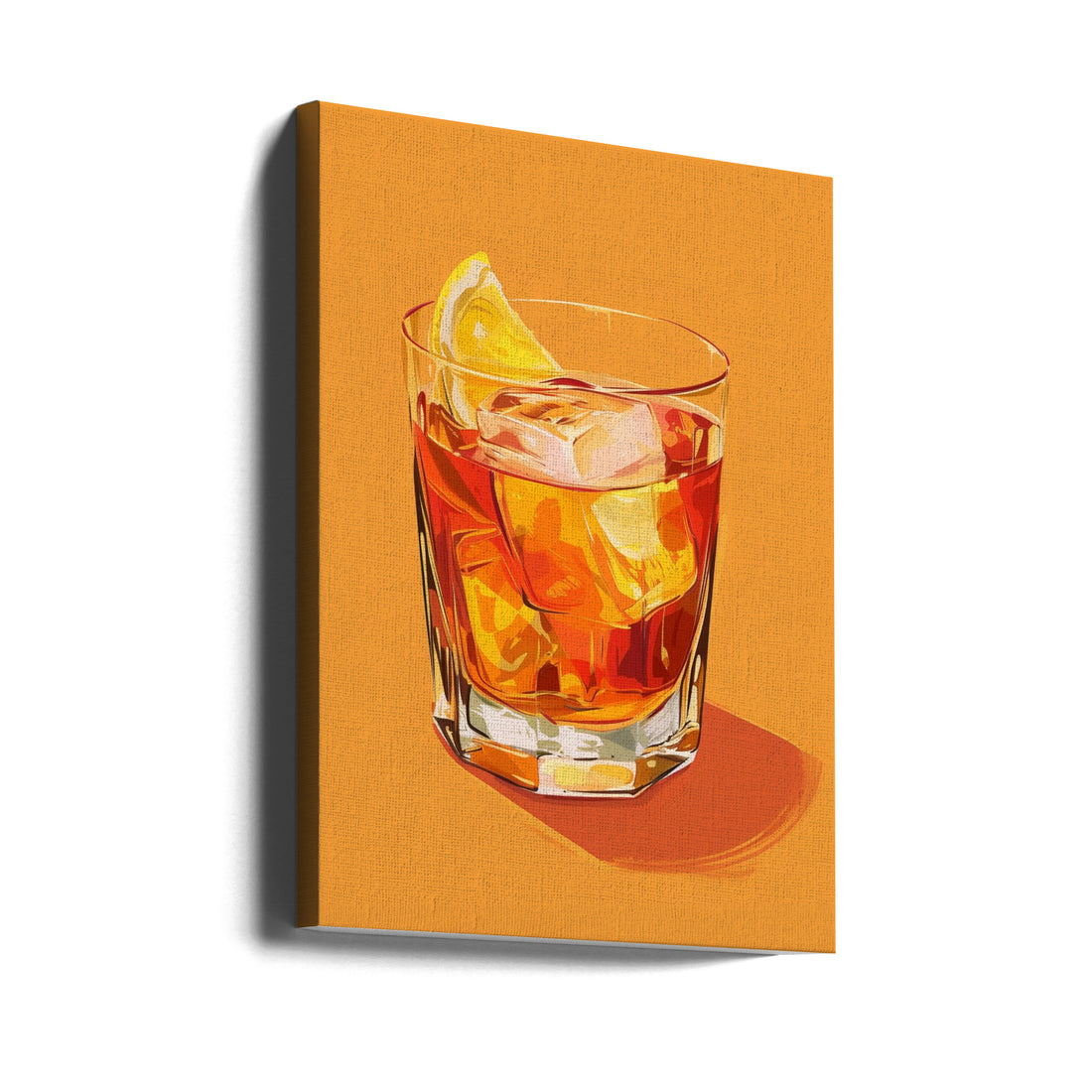 Negroni Jolly Dash by Jolly And Dash | Cocktail Bar Prints, Large Canvas Wall Art Print | Artsy Earth