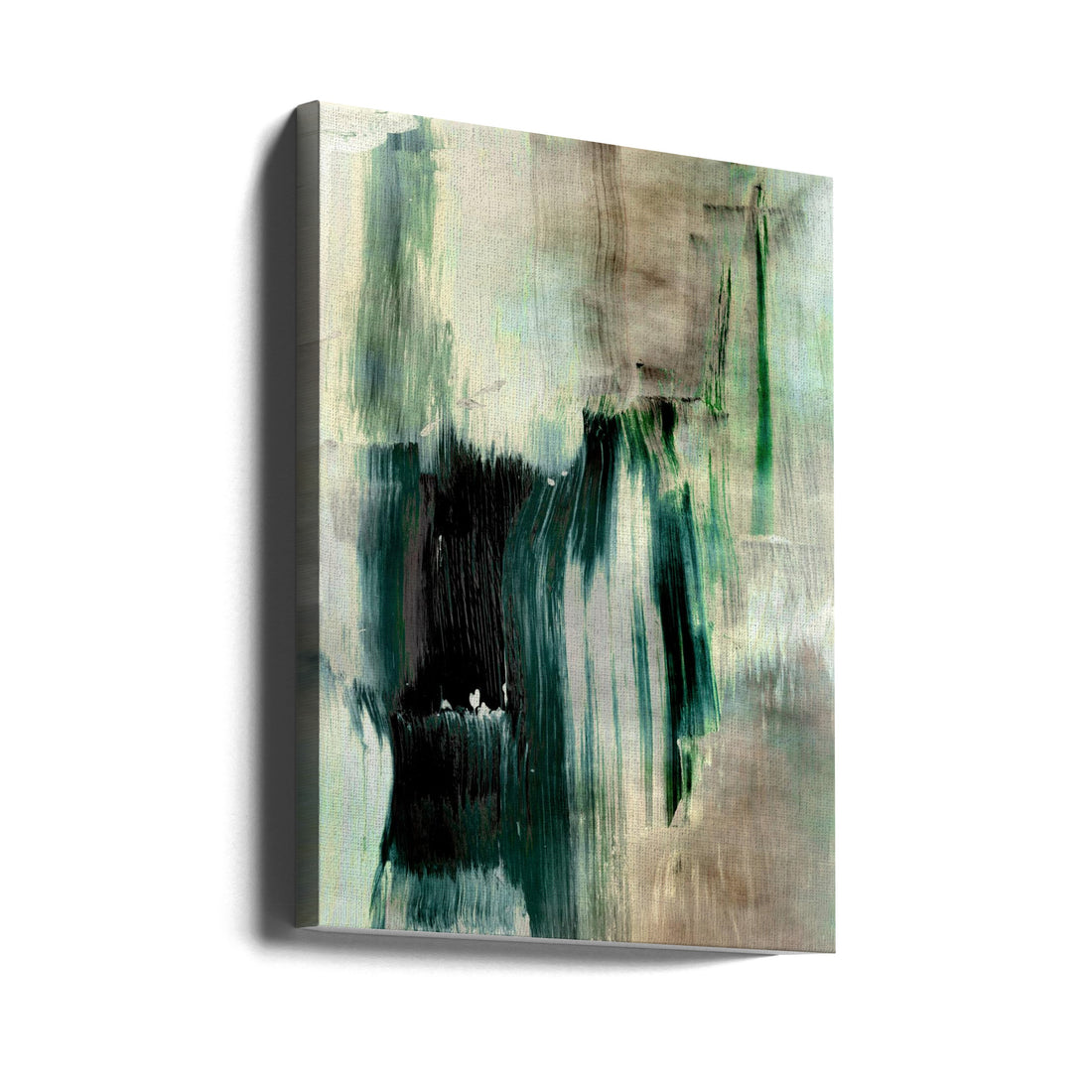 Abstract Green Art by Dan Hobday | Modern Abstract Painting, Large Canvas Wall Art Print | Artsy Earth